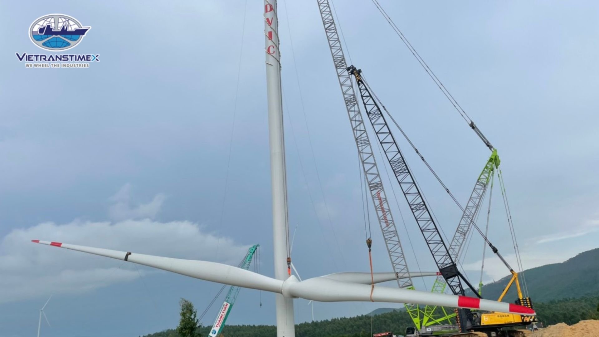 Điện Gió Cửu An (2021, 3 bộ trụ điện gió)