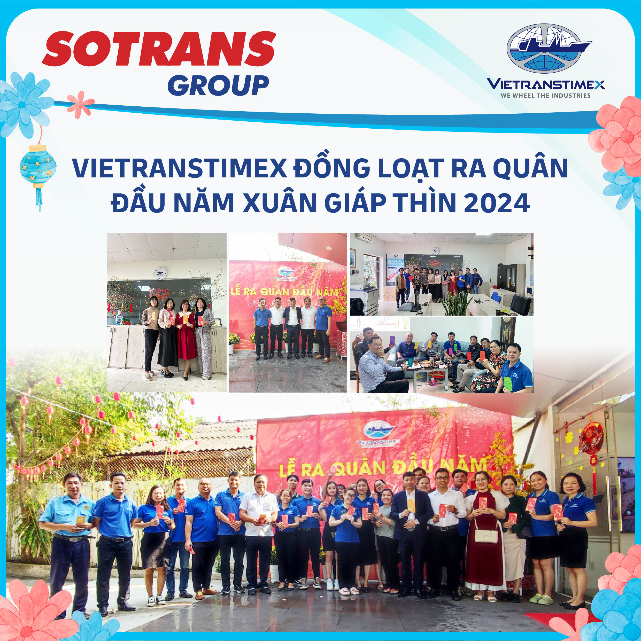 Vietranstimex Đồng Loạt Ra Quân Đầu Năm Xuân Giáp Thìn 2024