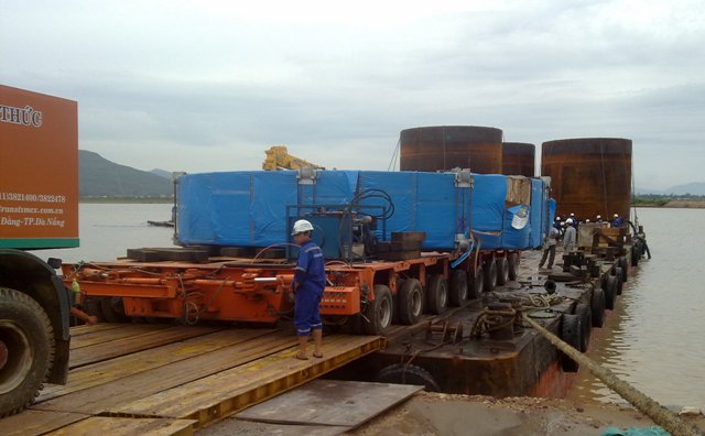 Vietranstimex việc vận chuyển 11 kiện hàng STST của dự án nhà máy Xi măng Công Thanh, Thanh Hóa
