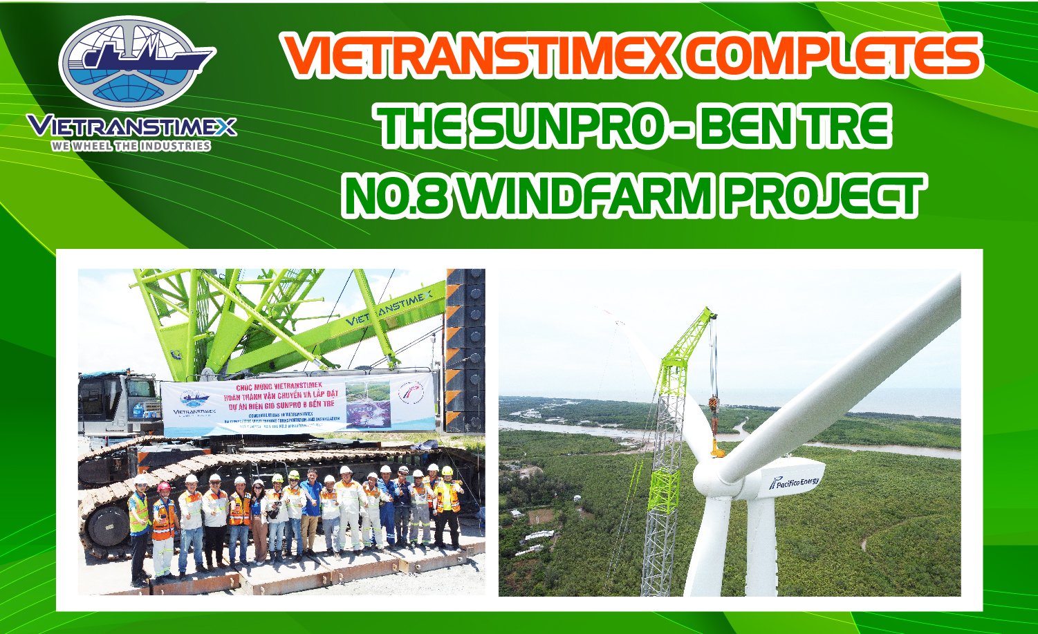 Sunpro 30wm – Ben Tre No.8 Windfarm Project