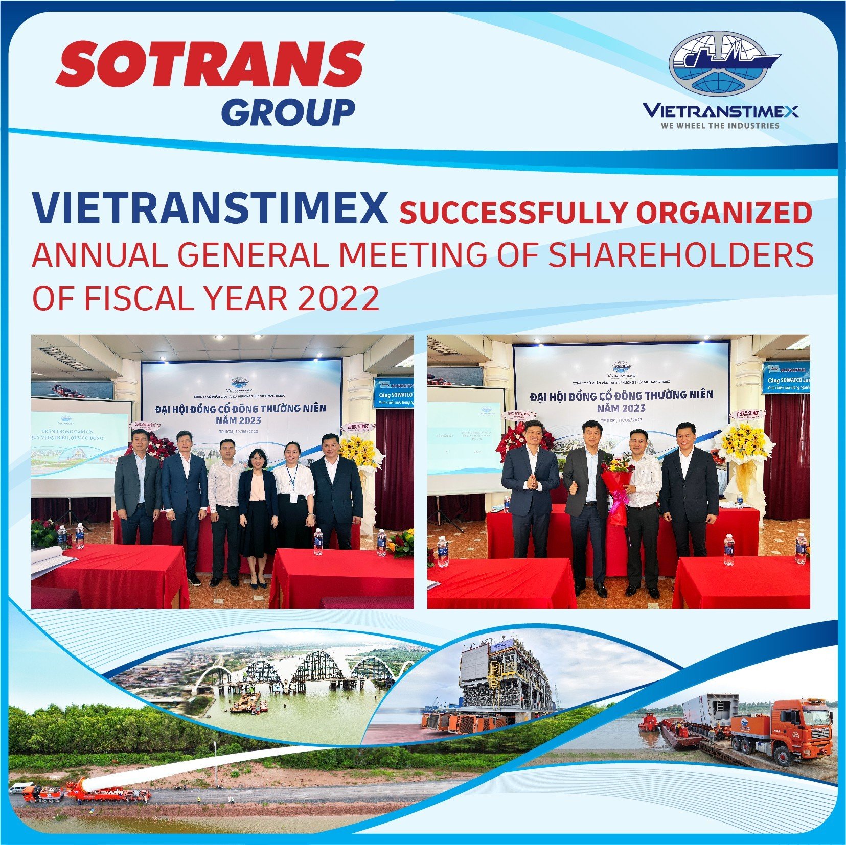 Vietranstimex Tổ chức Thành công Đại Hội Đồng Cổ Đông Thường Niên Năm Tài Chính 2022